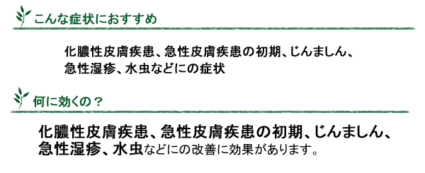 十味敗毒湯じゅうみはいどくとう