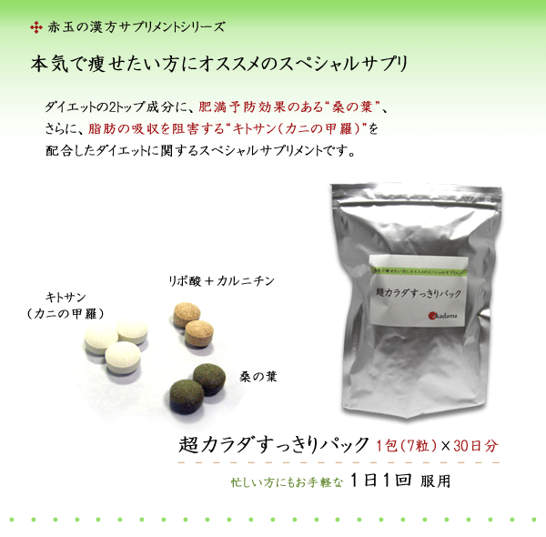 オリジナルサプリメント【超カラダすっきりパック】